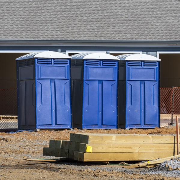 is there a specific order in which to place multiple portable restrooms in Gage